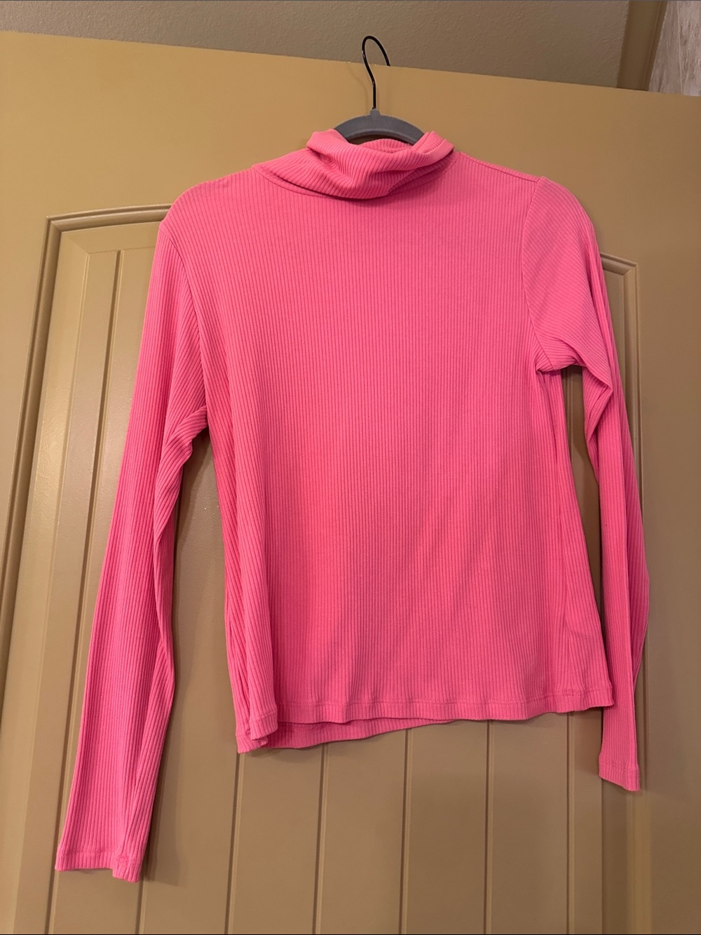 Old Navy Pink Ribbed Turtleneck Sweater